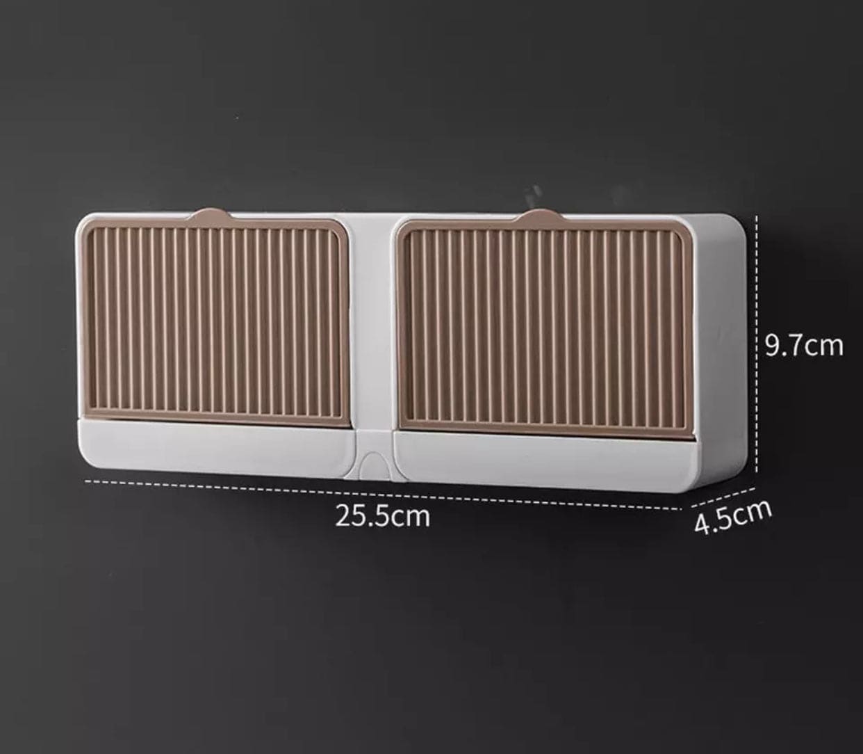 Clam Shell Bar Soap Holder With Drain And Water Tray, Soap Dish for Shower Wall, Wall Mounted Soap Bar Holder For Kitchen Bathroom Clam Shell Bar Soap Holder With Drain And Water Tray, Soap Dish for Shower Wall, Wall Mounted Soap Bar Holder For Kitchen Bathroom